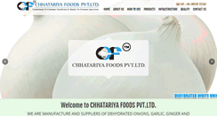 Desktop Screenshot of chhatariyafoods.com